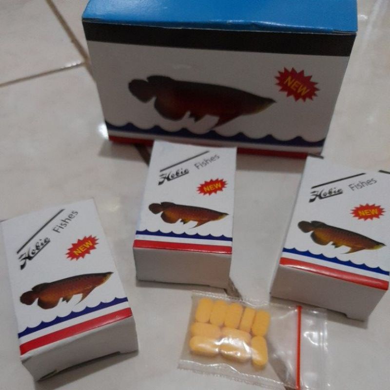 Hobies Fish multivitamin ikan arwana isi 10 kaplet