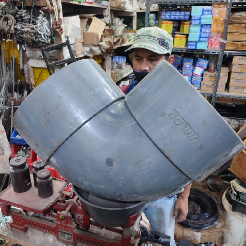 Knee 10inch D | Elbow 10inch | Sambungan Paralon 10 inch Unilon