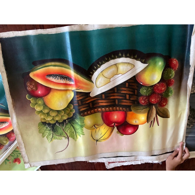 lukisan buah dan bunga asli bali