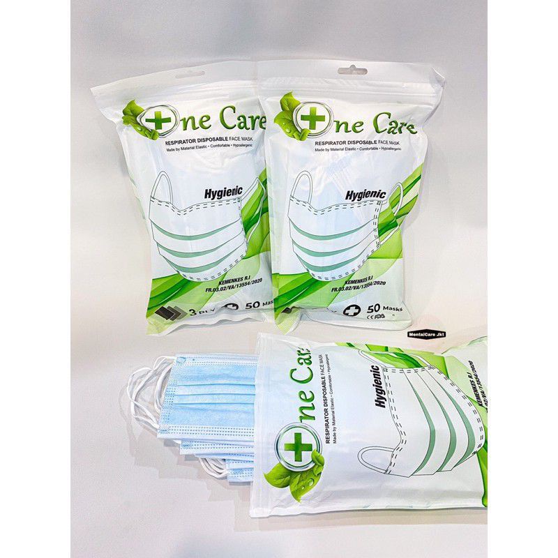 masker one care 3 ply
