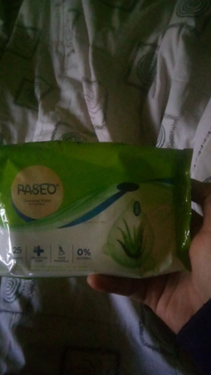 Tissue Paseo Anti Bakterial Hijau 1si 25 Lembar