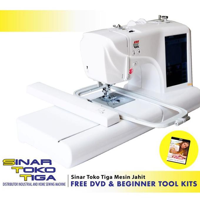 NEW / CNY E 960 MESIN BORDIR KOMPUTER + JAHIT CNY E960 PORTABLE OTOMATIS / Berkualitas