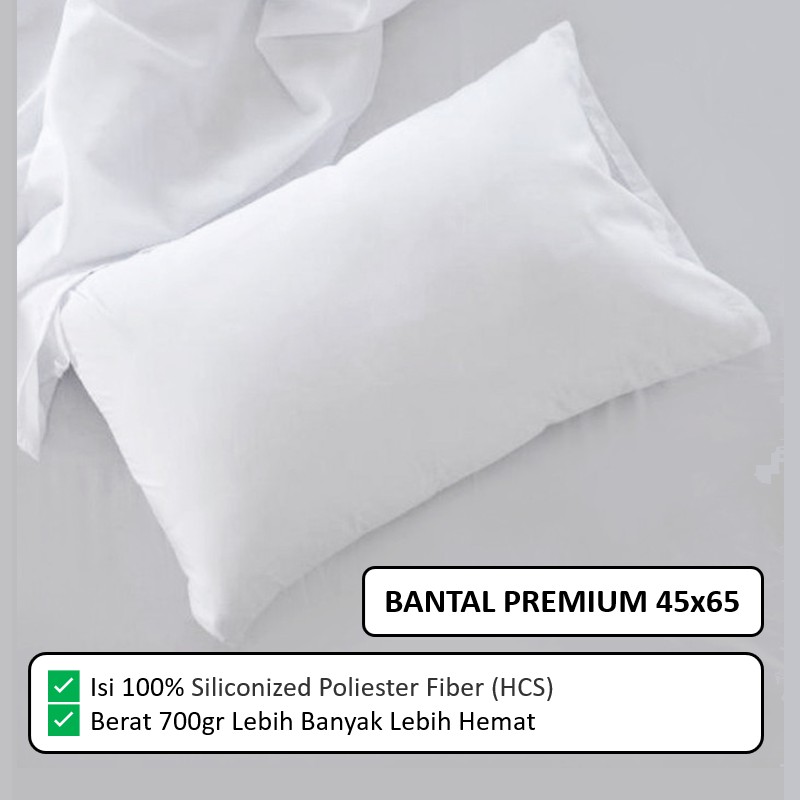 Bantal Tidur 45x65 Isi 700gr Silicon Premium Bantal Bantal Tidur 45x65 Isi 700gr Silicon Premium Bantal