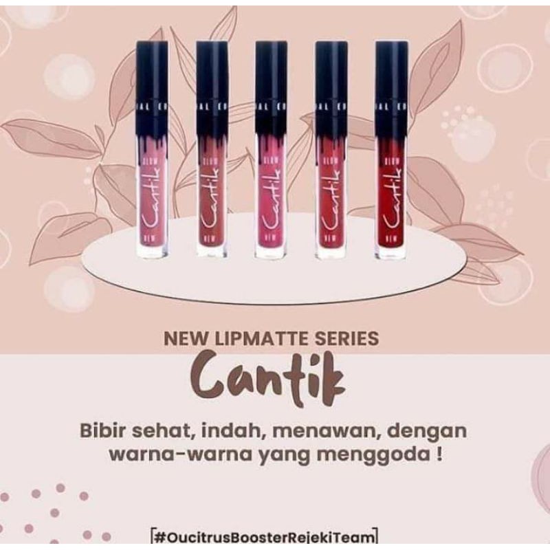 Lipmatte Cantik Lipstik Ourcitrus Best Seller [Nude]