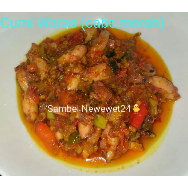 

sambel cumi pedas waras /sambel cumi/ sambel newewet24
