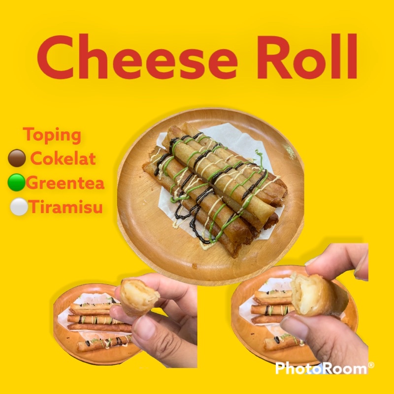 Cheese Roll Keju Aroma Pisang Aroma Free Glaze Toping