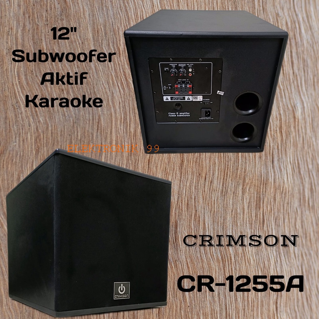 Crimson CR 1255 Subwoofer Aktif 12 inch Crimson cr1255 Subwoofer Aktif