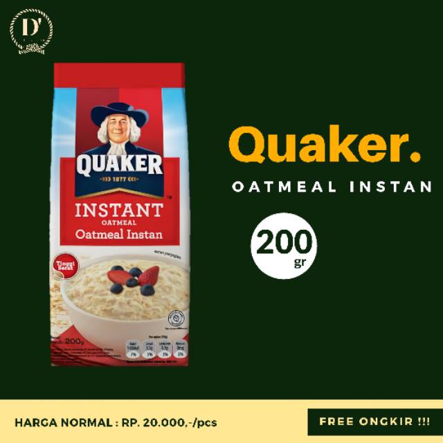 

[Sereal] Oatmeal Instan - Sereal Sehat