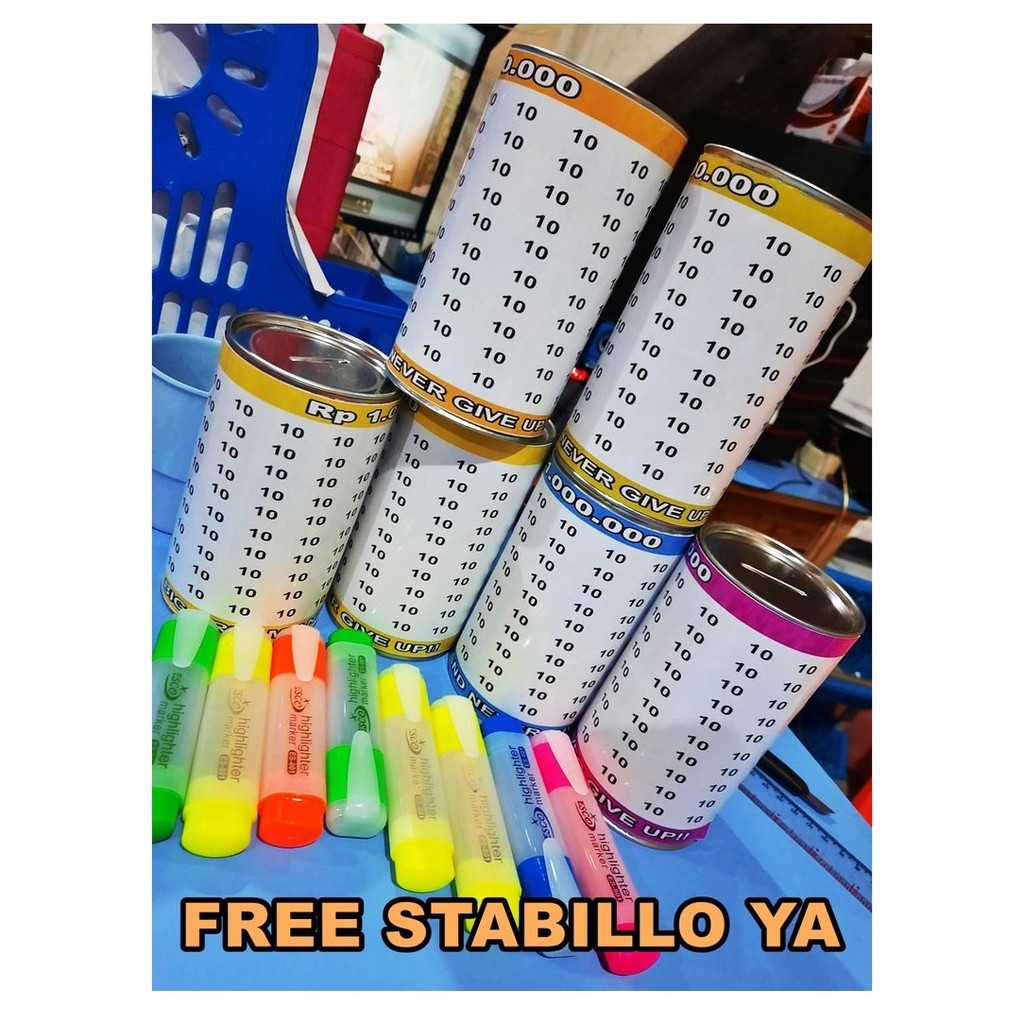 TABUNGAN TARGET CELENGAN TARGET 1 JUTA-2 JUTA FREE STABILO YA BUKAN SPIDOL MURAH VIRAL DI TIK TOK