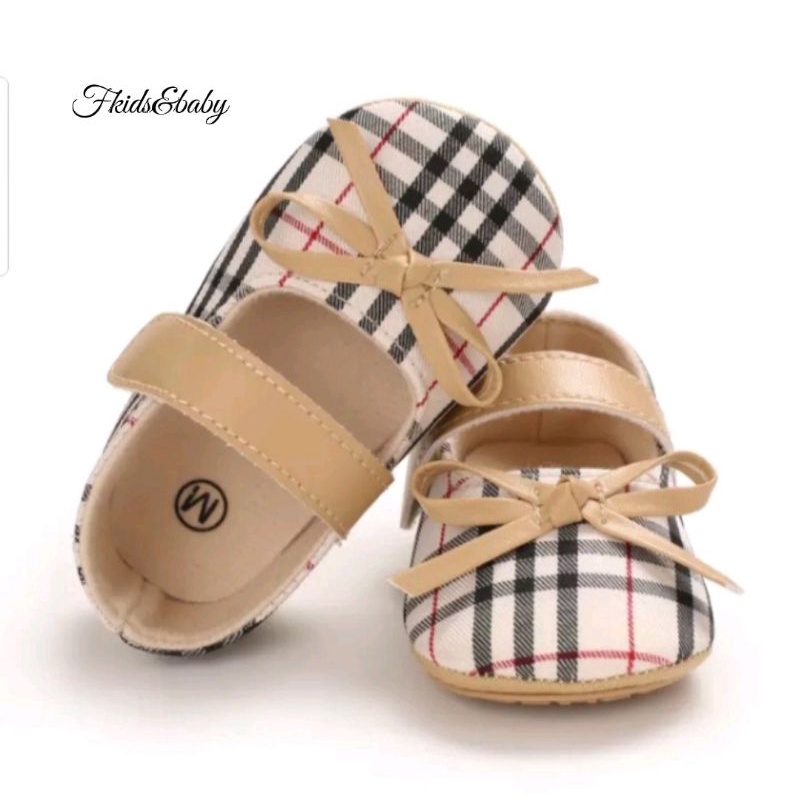 Fkids&amp;baby - Sepatu bayi prewalker / baby shoes gril - BALET Bluberiii