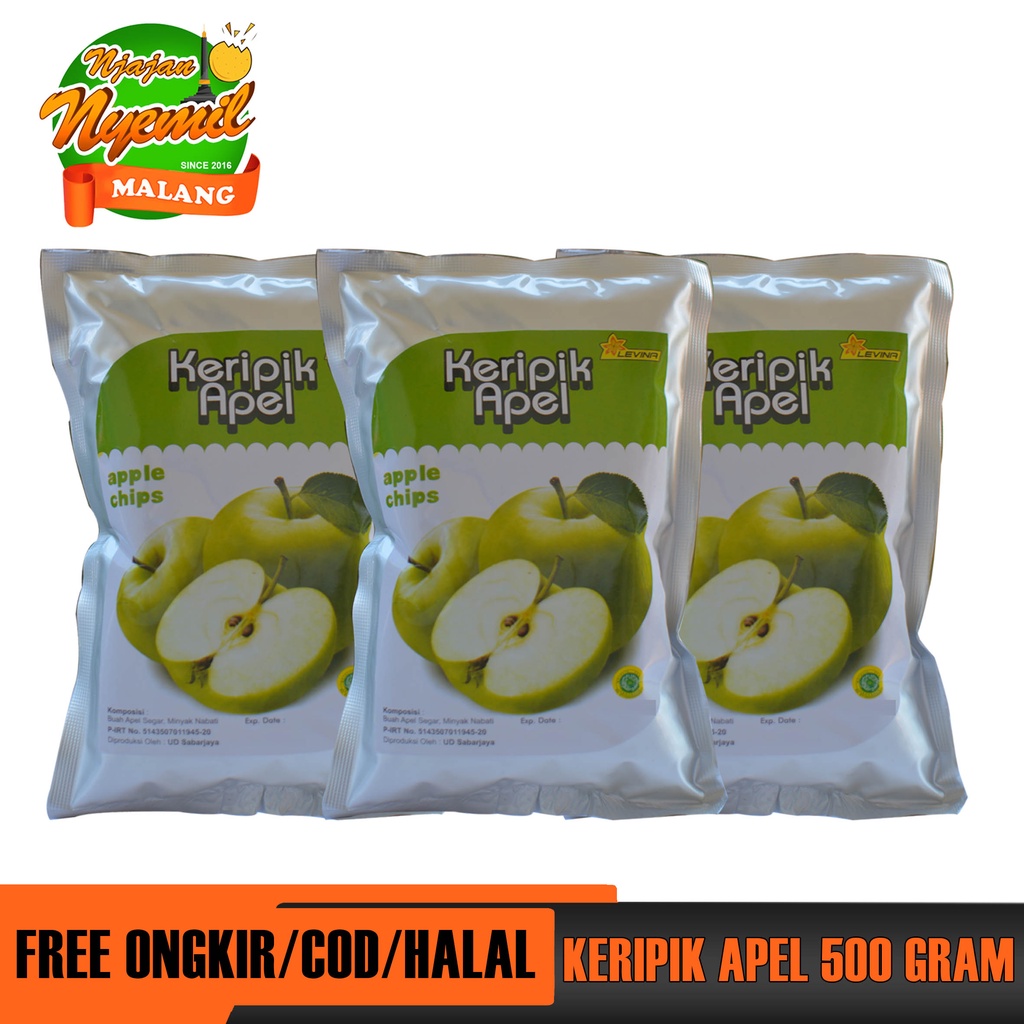 

KERIPIK BUAH APEL KEMASAN 500 GRAM