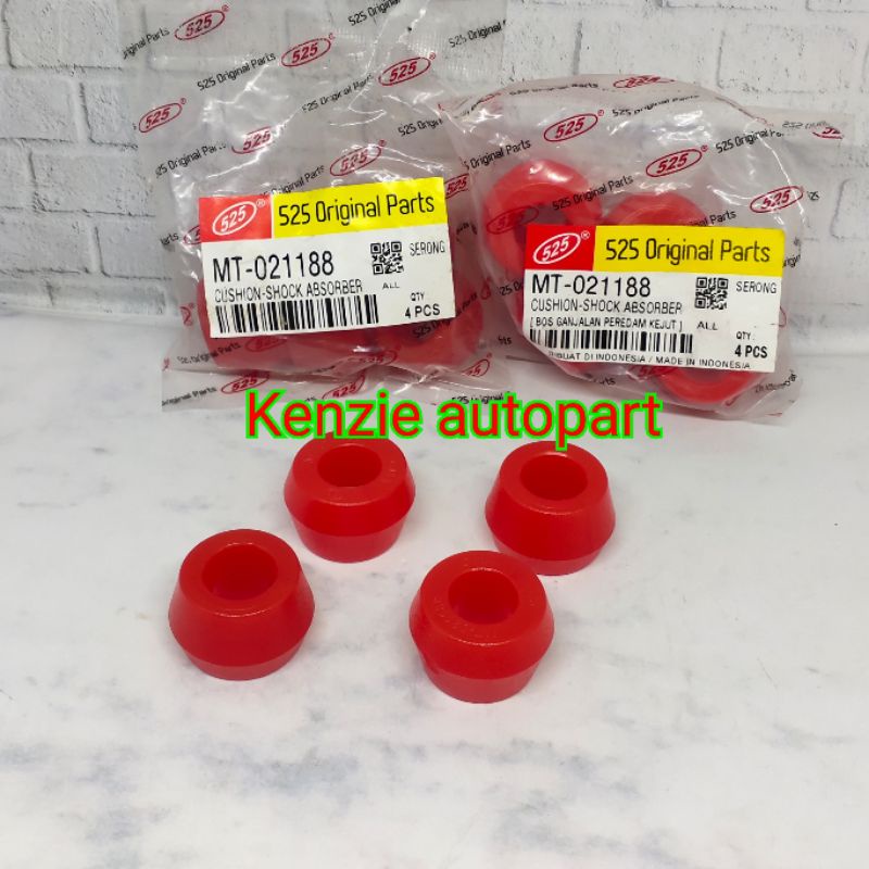 1 SET KARET SHOCKBREAKER BELAKANG L300 KIJANG FUTURA PANTHER ASLI SILICON HARGA 4 PC