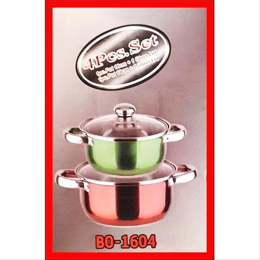 Dijual Panci Set Warna 2 Set Bistro BO 1604 Murah
