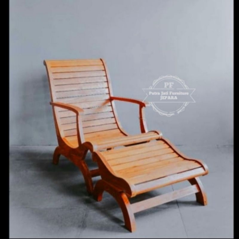 Kursi hias jati - Kursi panjang /kursi santai mebel murah