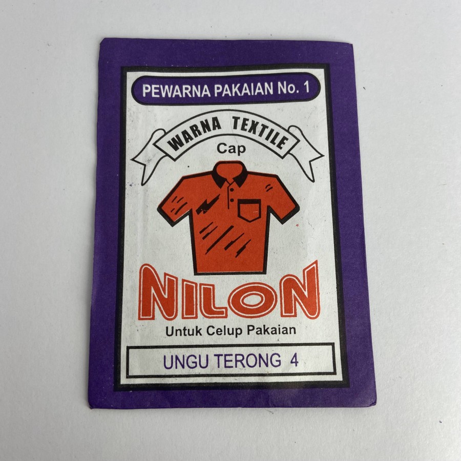 Wenter NILON UNGU TERONG 4 Pewarna Kain Pakaian Textil Permanen Jeans Silk Tie Dye Prakarya Kerajinan Craft Crafting Art Seni Kesenian Kertakes Homestuff Peralatan Perlengkapan Paint Painting Air Water Cet DIY Pewarna Colour Color Grosir Prakarya Malang