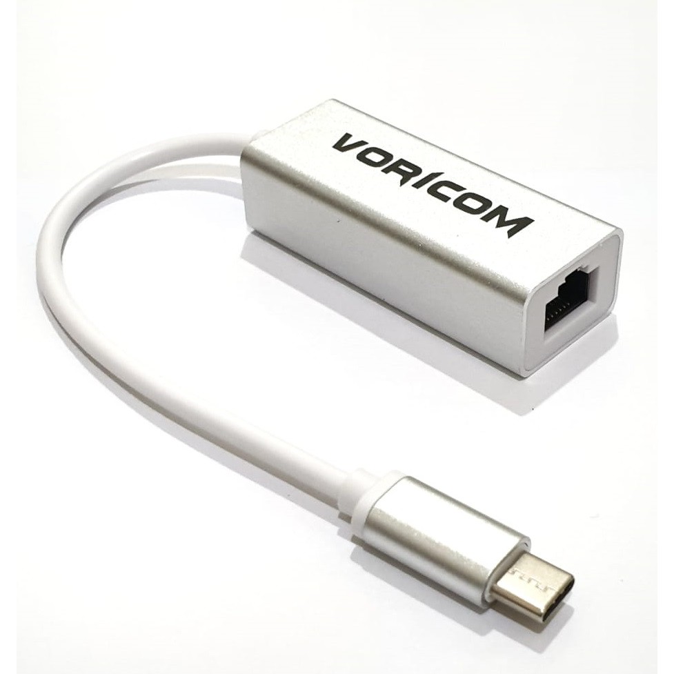 USB Type C to Lan Gigabit Ethernet Adapter RJ45 VORICOM