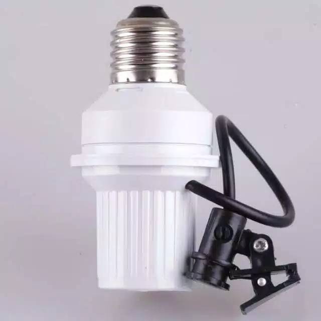 Fitting Lampu Otomatis Nyala / Mati di Pagi dan Petang, Sensor Cahaya