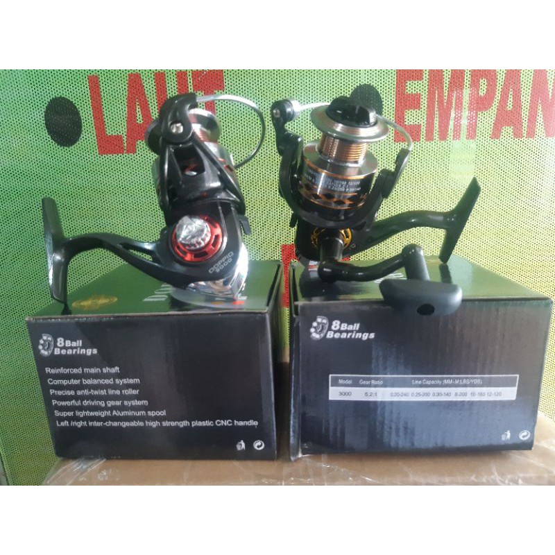 reel yukon doppio 3000