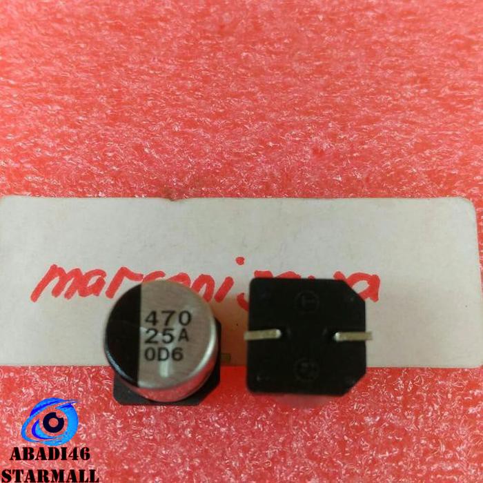 470Uf 25V Capasitor Smd 470Uf 25V Smd Marcojiw99 Ayo Beli