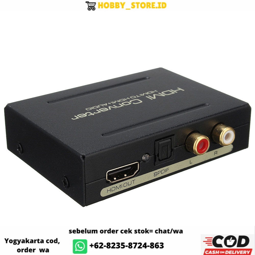 HDMI to HDMI + Optical SPDIF + RCA Audio Extractor Converter