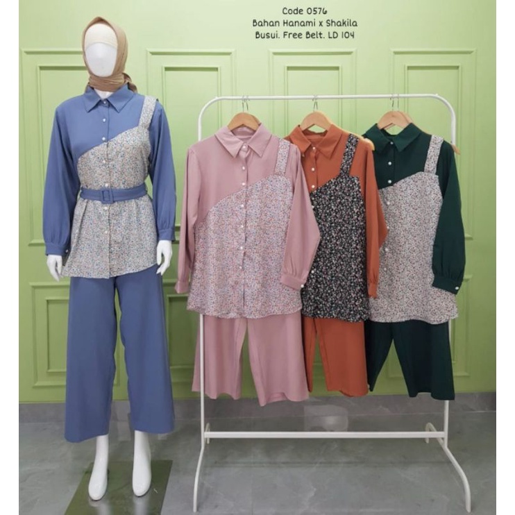 Evara set / setcel shakila salur premium/oneset shakila 0576