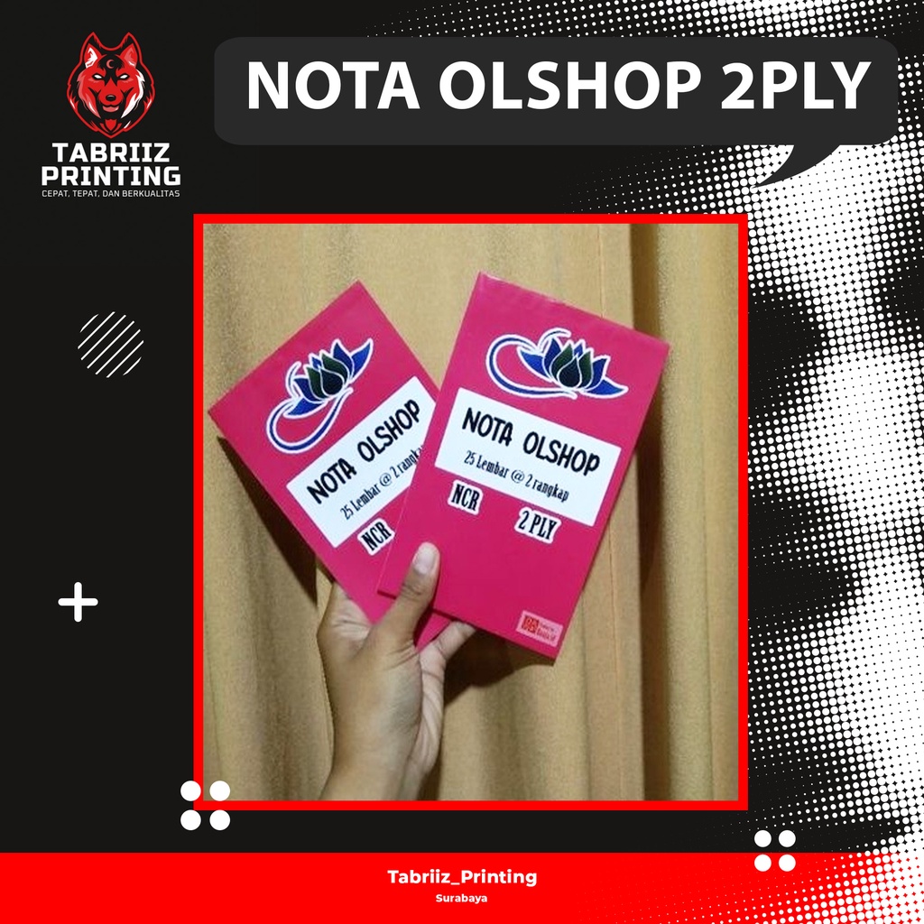 

[TABRIIZ PRINTING] Nota Olshop/ Nota Olshop NCR 2ply
