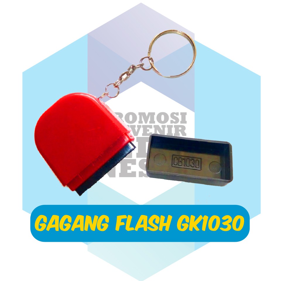 

Gagang stempel flash gantungan kunci 10 x 30 mm