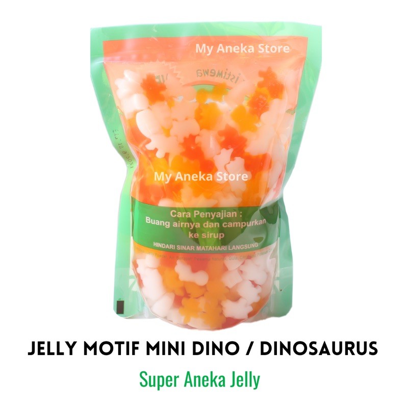 Jelly motif mini dino / Dinosaurus “Super Aneka Jelly”