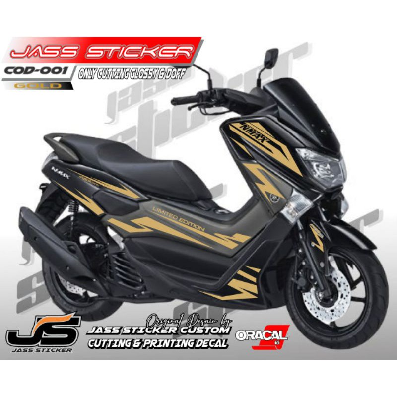 (COD) STICKER CUTTING NMAX 2018 / STIKER STRIPING NMAX / STRIPING VARIASI NMAX/ AKSESORIS MOTOR NMAX
