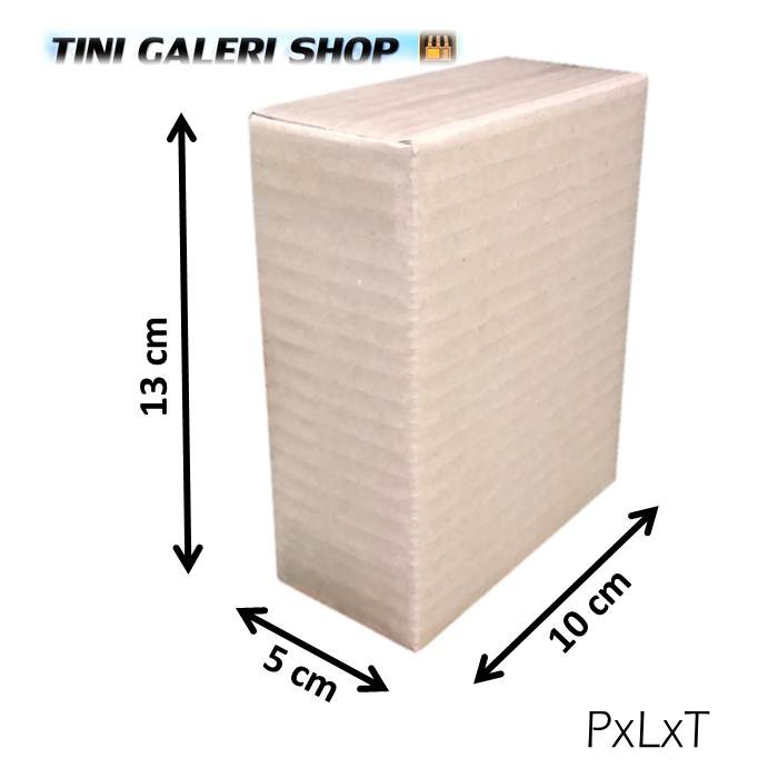 Kardus Packing-Box Uk.10x5x13 cm Luar Polos Dalam Ada Tulisan-3