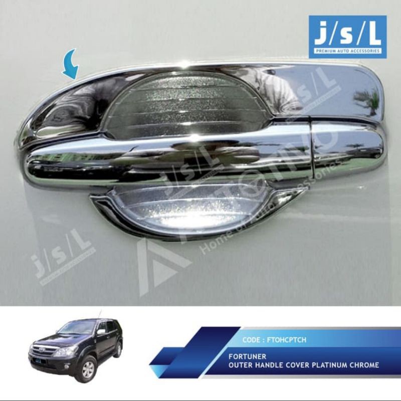 cover outer platinum chrome Fortuner 2011-2015 jsl