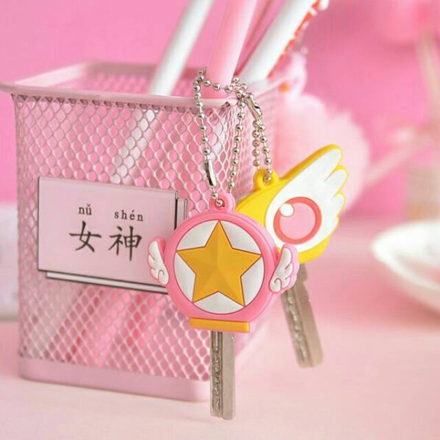 KCCS cardcaptor sakura clow card key cover bungkus kunci keychain gantungan kunci