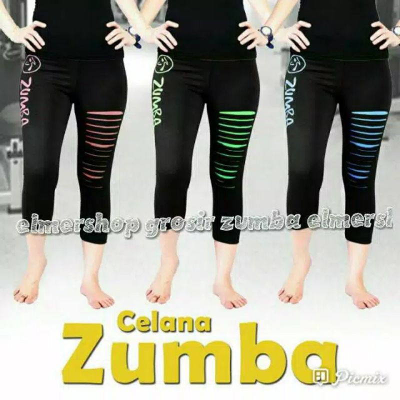 legging Olahraga Wanita/pj 90 bahan spandek import