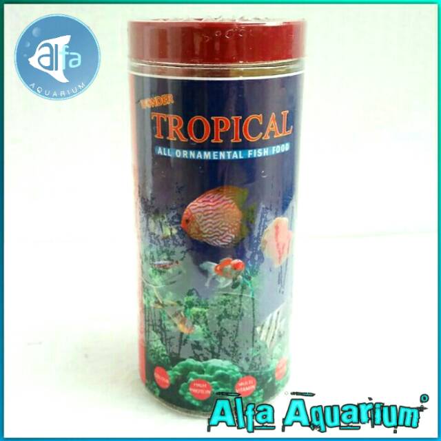 Jual Wonder TROPICAL / Pelet Ikan Yang Mengandung    Protein Tinggi