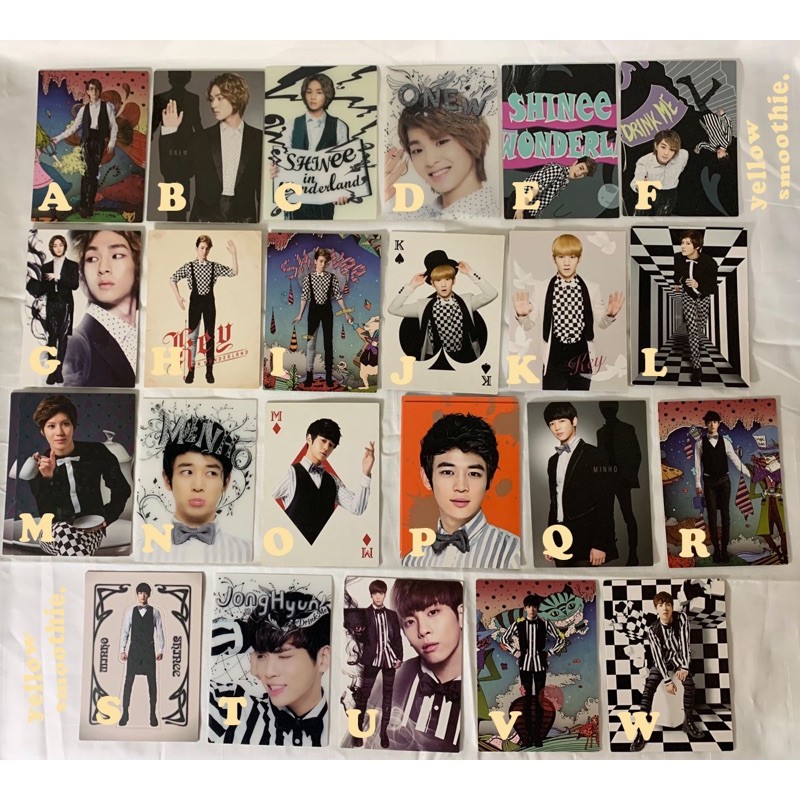 SHINee in Wonderland official cards