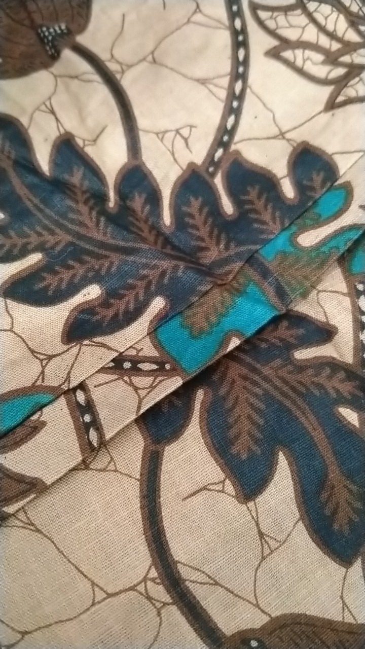 M-l-xl-xxl Batik Tunik Wanita Asj Sa Hrb026 Kenongo Pekalongan Sogan Tulis