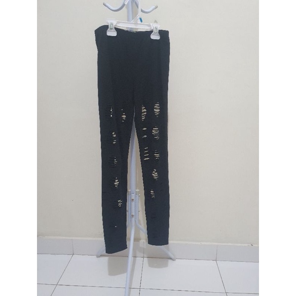 legging sobek sobek wanita Gaudi