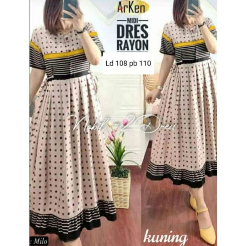 DASTER MIDI ARKEN | DASTER RAYON VIRAL | DASTER BUSUI