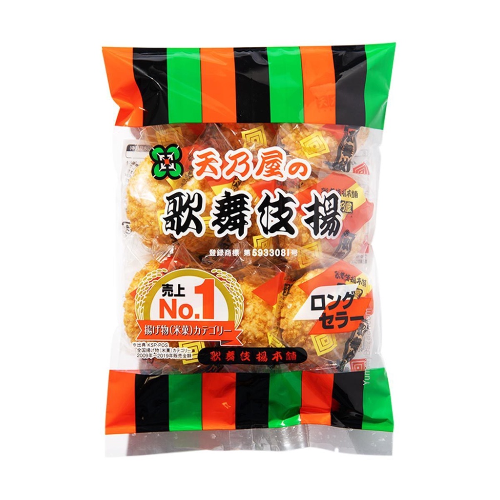

Amanoya no Kabuki Age Senbei (Kraker Beras Goreng Lapis Shoyu) 132gr