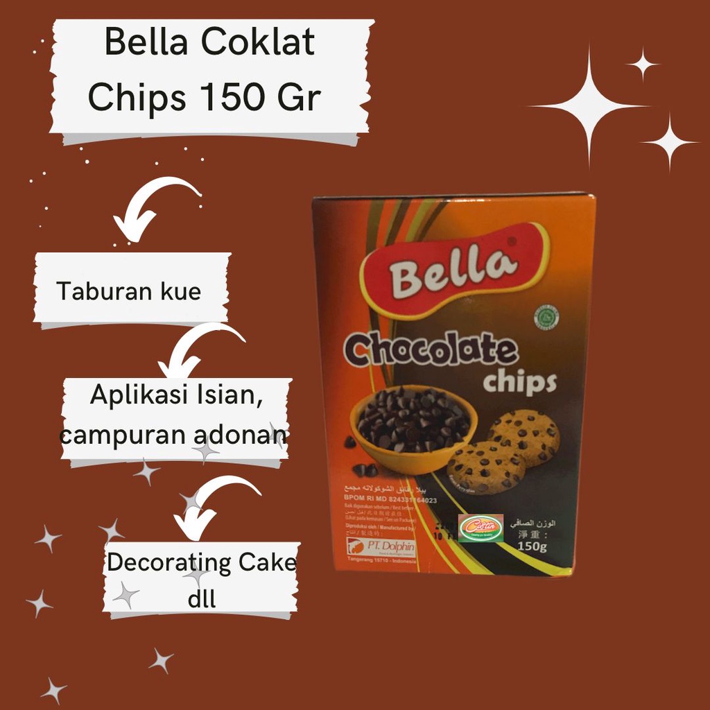 

Bella coklat chips 150 gr