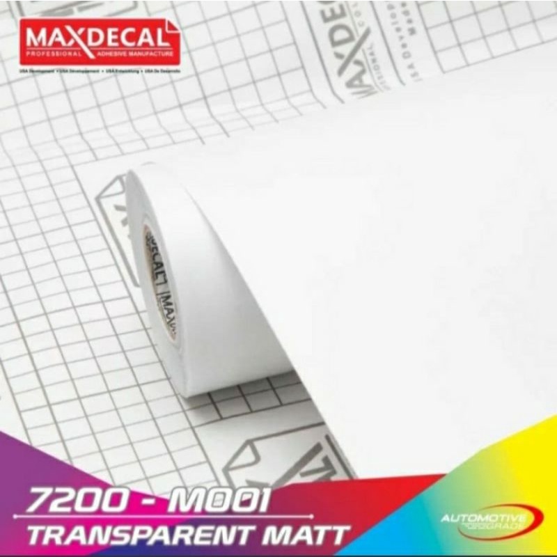 Maxdecal Transparan doff (45cm x 50cm)