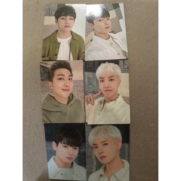 PHOTOCARD PTD BTS TAEHYUNG SEOKJIN SET , JK BUNDLE, JHOPE RM SPC SEOUL OFFICIAL
