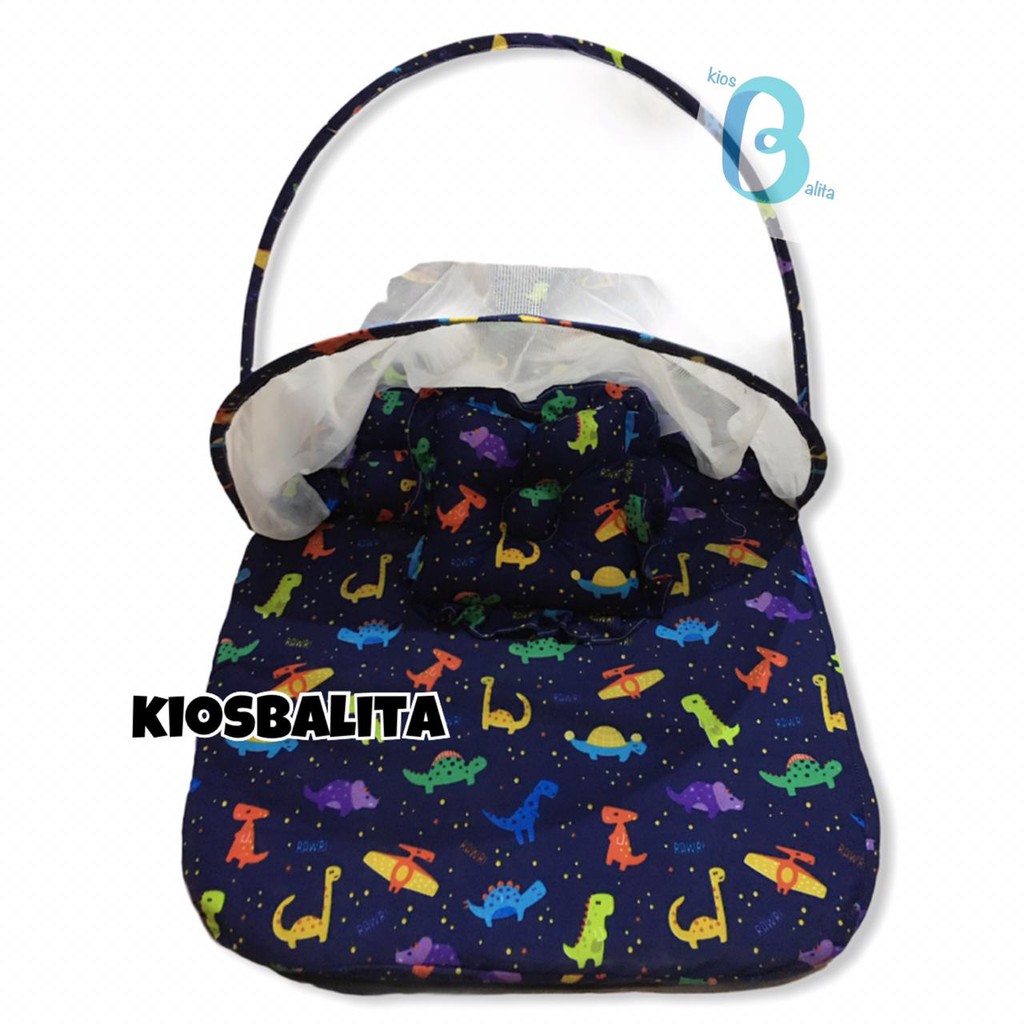 FREE TAS MIKA! Kasur lipat kelambu bayi set bantal peyang &amp; guling bayi /kasur bayi kelambu termurah