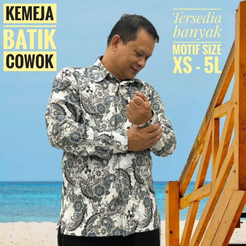 Kemeja cowok batik termurah harga grosir