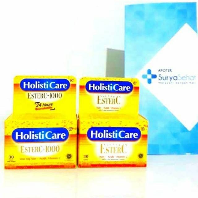 Holisticare Ester C 320/ Ester C 1000mg 1 botol isi 30 tablet