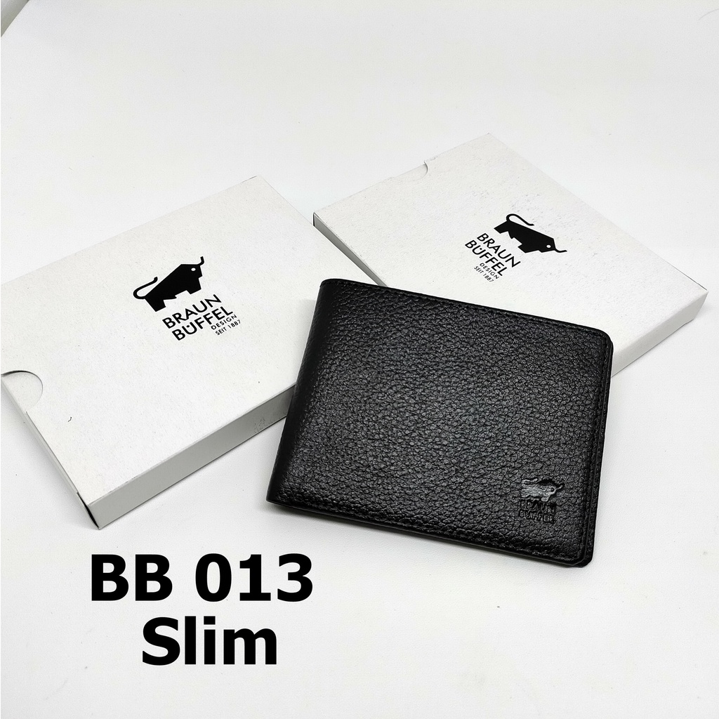 Dompet Mini Kecil Slim Pria BB 013 - Model Tidur - Kulit Import - Dompet Mini Kecil Slim