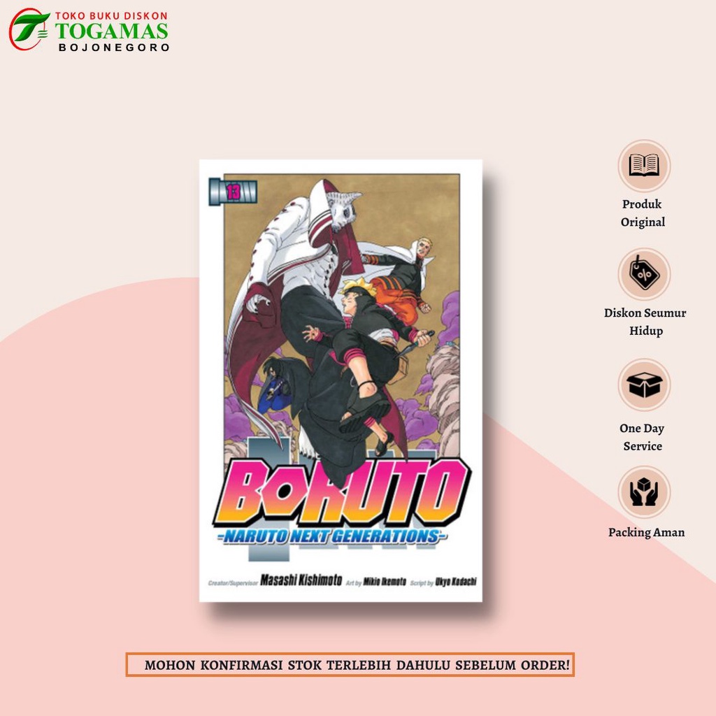 READY  KOMIK BORUTO 13//READY STOCK KOMIK BORUTO 1-14