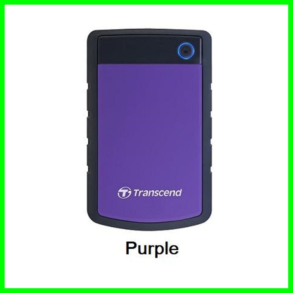 Transcend Storejet H3B 25H3 1TB -  HDD HD External Harddisk Hardisk Antishock