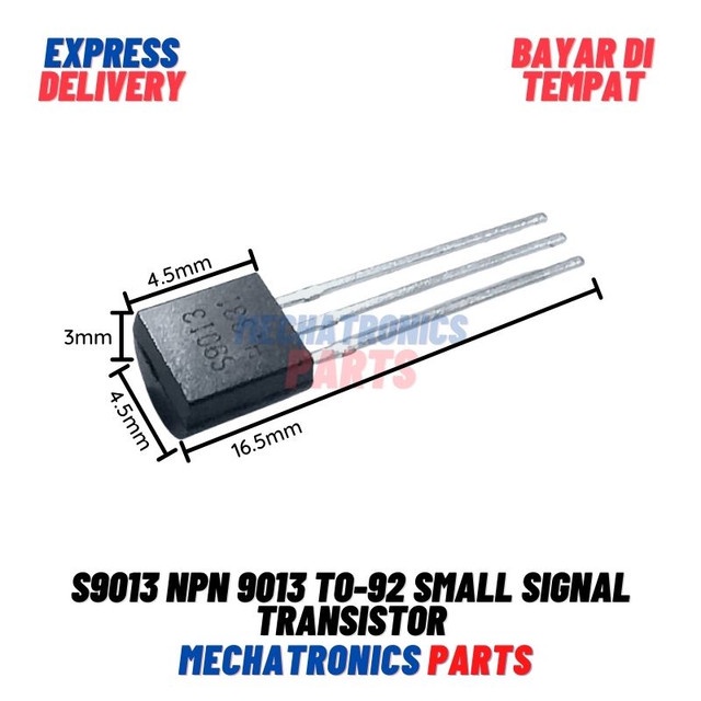 [5714] S9013 NPN 9013 TO-92 Small Signal Transistor