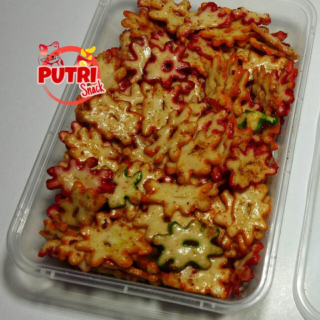 Keripik Seblak Bintang kemasan box 150gr